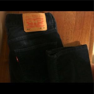 Levi's 511 Straight Leg BLUE Corduroys - 28 X 30